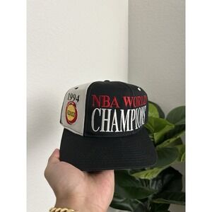 Vintage 90s Houston Rockets 1994 NBA Champions Starter TriPower Snapback Cap Hat
